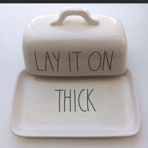 RaeDunn Butter Dish LAY IT ON THICK